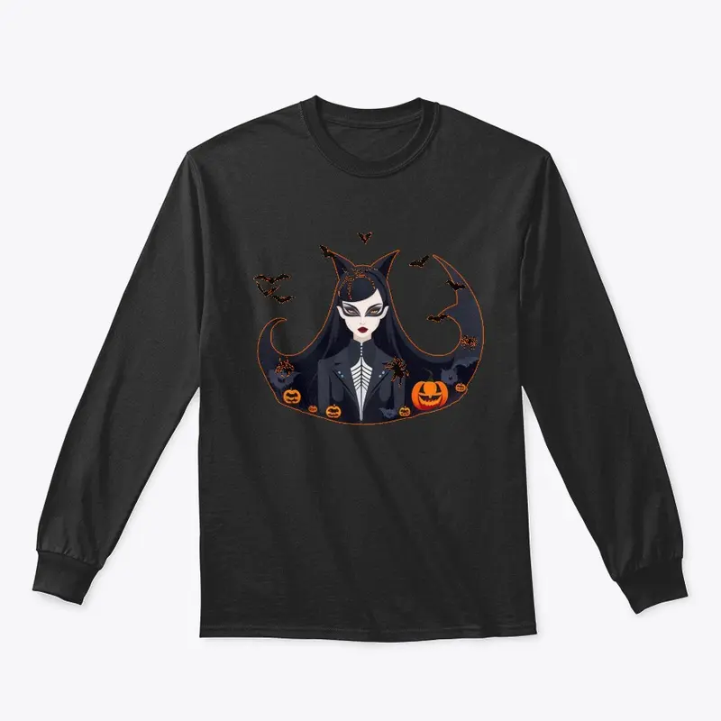 Halloween Elven Cat Witch night portrait