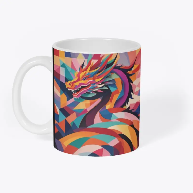 Abstract Dragon Art