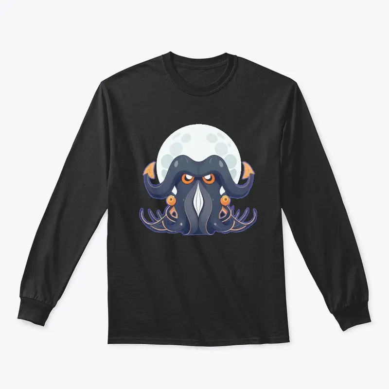 Kraken Lord Moon Alien Octopus