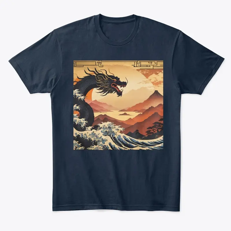 Dragon Over the Ocean Mountain