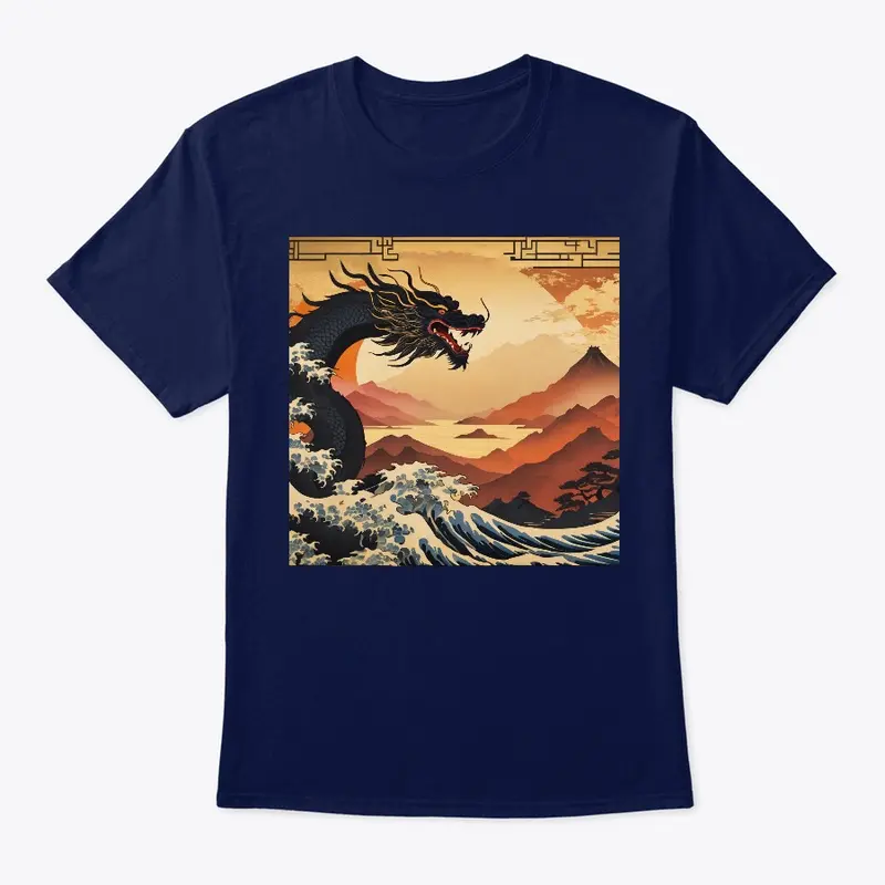 Dragon Over the Ocean Mountain