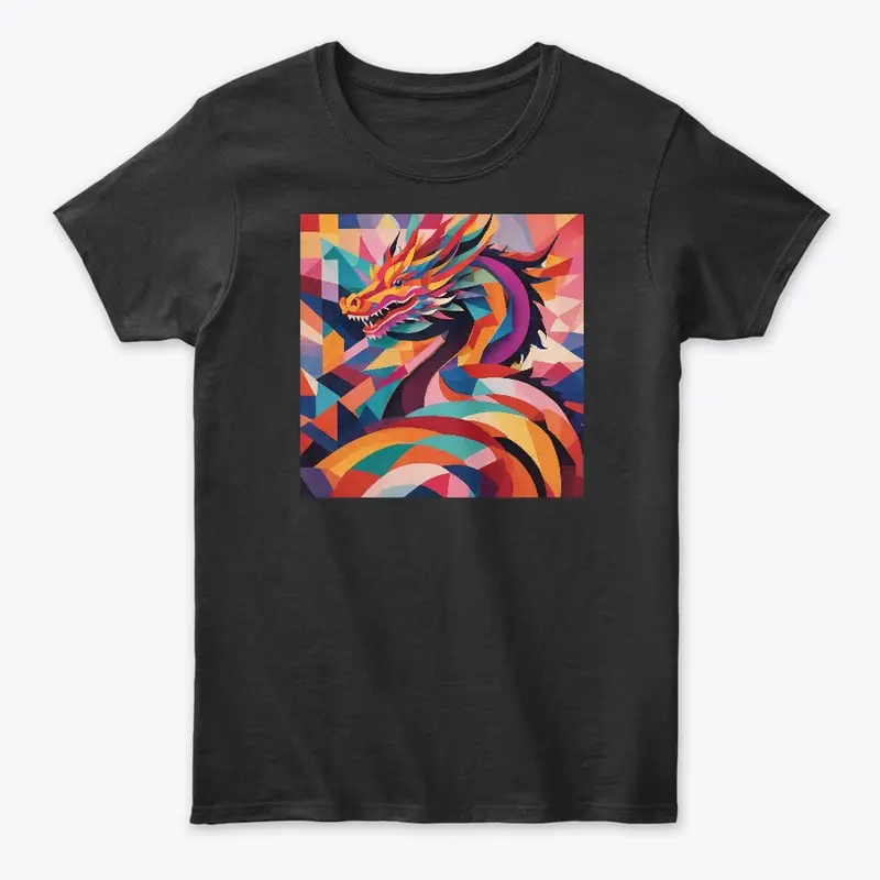 Abstract Dragon Art